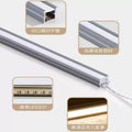 Solder-free embedded human body sensor linear light led wardrobe cabinet wine cabinet light bookcase sideboard home decoration light strip