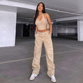 Ebay fashion cross-border  new arrival denim semi-elastic design stylisheasiest for matchworkwear pants  women's fashion