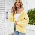 Fashion cross-border export women's clothing new arrival   loosecasual round neck sweater one-row button tops trendy