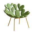 Casual cactus chair leaf petal chair lobby art style chair italian normcore style sofa chair accessible luxury