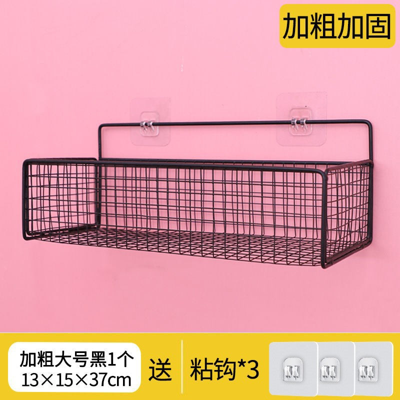 No-drill wall mount shelf - multi-purpose storage for bedroom, bathroom, kitchen, and dorm room