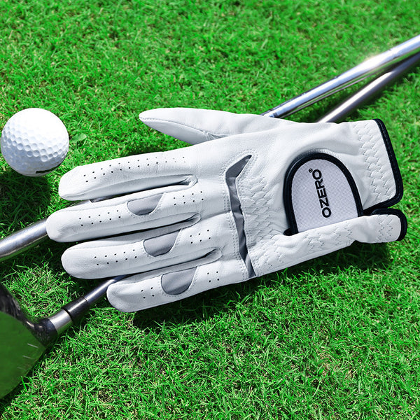Golf gloves men's and women's breathable sweat-absorbing non-slip gloves professional training wear-resistant single golf lambskin gloves