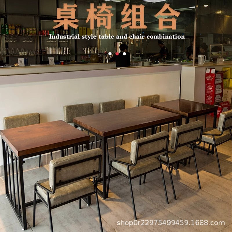 American bar tables and chairs casual music dining bar industrial style coffee shop clear bar pub sofa dining table commercial combination