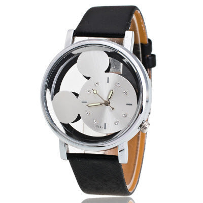 High-selling, factory direct, dropshipping available: mickey mouse kids' anime fashion quartz watch with white dial