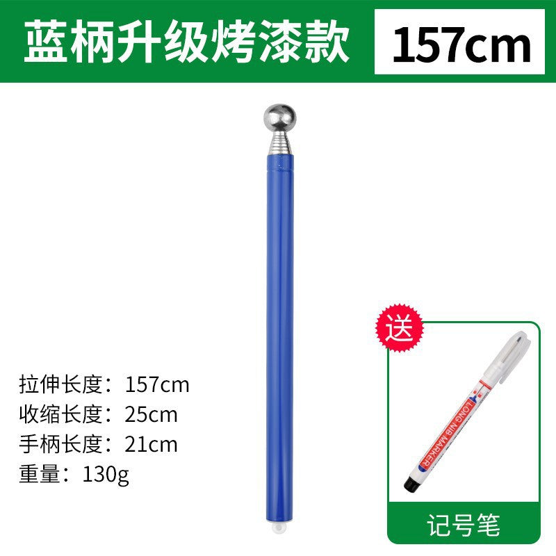 Empty drum hammer inspection tool thickened thickened telescopic professional acceptance suit knocking tile empty drum detection hammer inspection rod