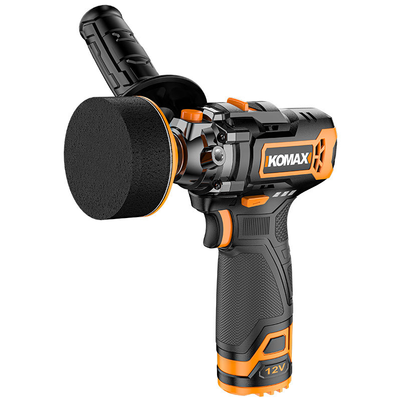 Wireless car polisher waxer - home use mini detailing machine for glaze sealing, waxing, scratch repair, and polishing