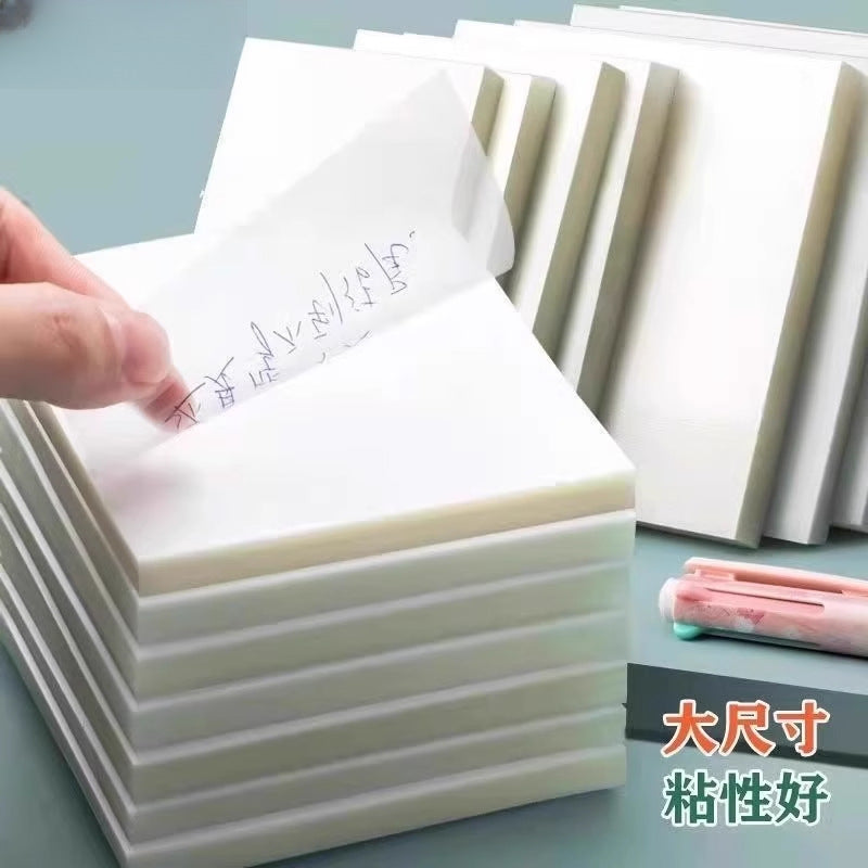 Transparent sticky notes for highlighting key points, waterproof, perfect for note-taking, student supplies, learning, expanding classroom activities, and general sticky notes