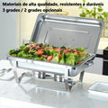 Stainless steel buffet warming table - commercial grade breakfast buffet warmer for hotels - ready to ship wholesale