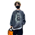Boys' sweatshirt - spring/autumn collection  - trendy & stylish kids' autumn apparel - fashionable loose-fit top - mid-to-large size boys' autumn collection