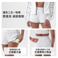 Fitness pants - deep blue training pocket athletic shorts - running loose fit quick-dry workout shorts