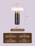 Nordic modern minimalist marble charging desk lamp - creative study, living room decorative light, bedroom living room touch control table lamp