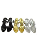 Za2025 autumn new bowknot open-toe high heel sandals - french chic, versatile sandals for women