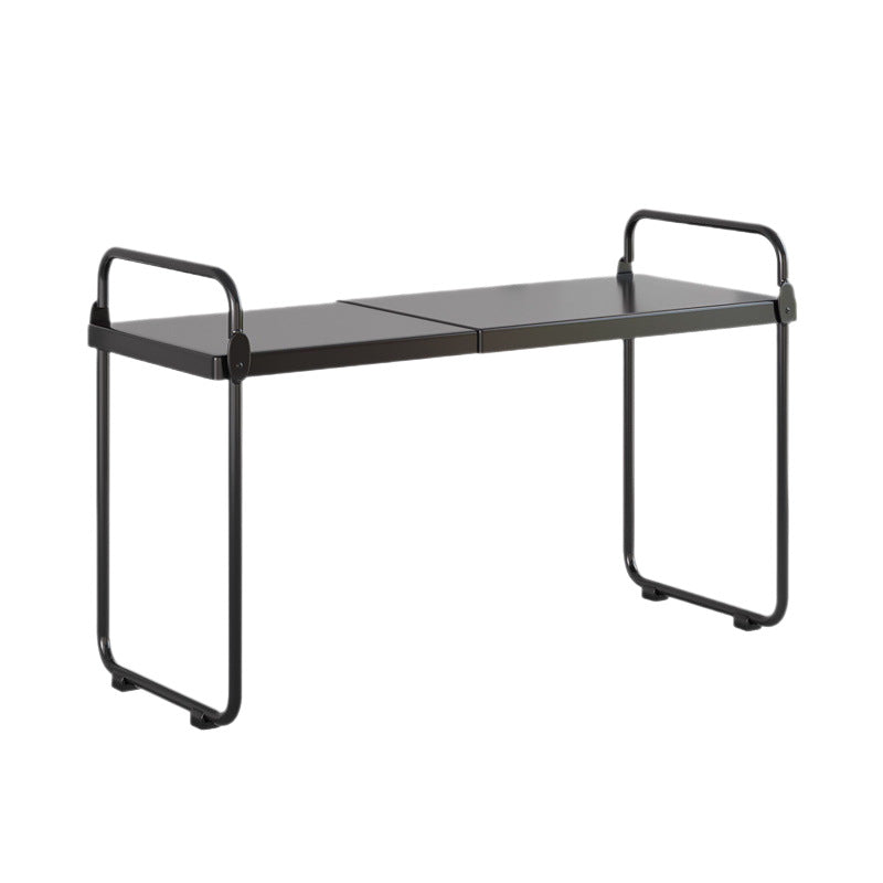 Multi-functional microwave oven rack, kitchen countertop organizer, multi-tier extendable shelf, thickened and sturdy load-bearing support