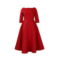 D346  european and american women's clothing  summer new arrival solid color swing dress elegant evening gown foreign trade dress