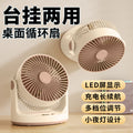mini electric fan - high-velocity usb rechargeable desktop fan for office, dorm, and home use - circulation fan
