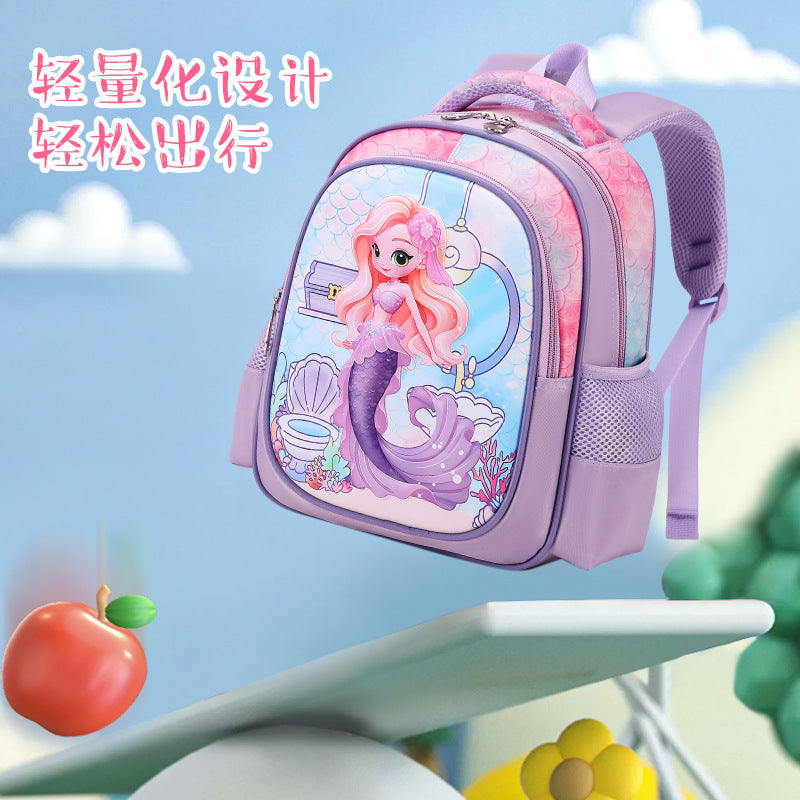 2024 in-stock export kindergarten backpack - cute and fun toddler nylon backpack, breathable and waterproof