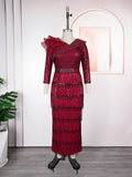 african women's clothing plus size new arrivalins  fashionexportsexy tassel dinner sequindress
