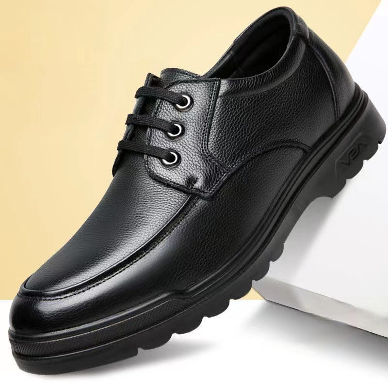 New arrival business formal leather shoes men's casual wedding groom british heightening summer breathable youth pointed toe men's shoes