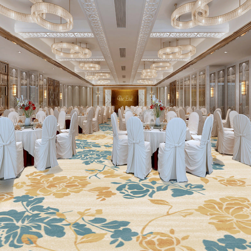 Acmest carpet: custom-made, full-coverage, wool and nylon, flame-retardant, and stain-resistant carpets for star-rated hotel guest rooms and banquet halls