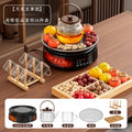 [16-piece set] tea tasting cups*6+moon cage pot+electric ceramic stove+grill+storage tray