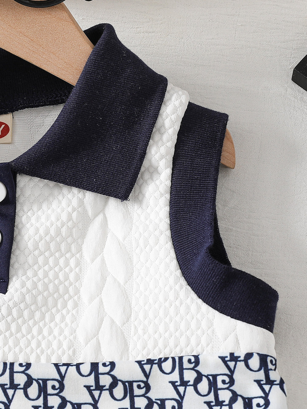 spring/summer new arrival: cross-border girls' textured knit top + a-line denim skirt pants two-piece set