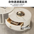 Rock slab coffee table living room for homecasual modern small apartment new arrivalaccessible luxury double-layer telescopic round side table tea table