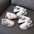 Kids' fall new arrivals: children's sneakers, panda design, baby girls' white shoes, boys' casual shoes, ages 1-6