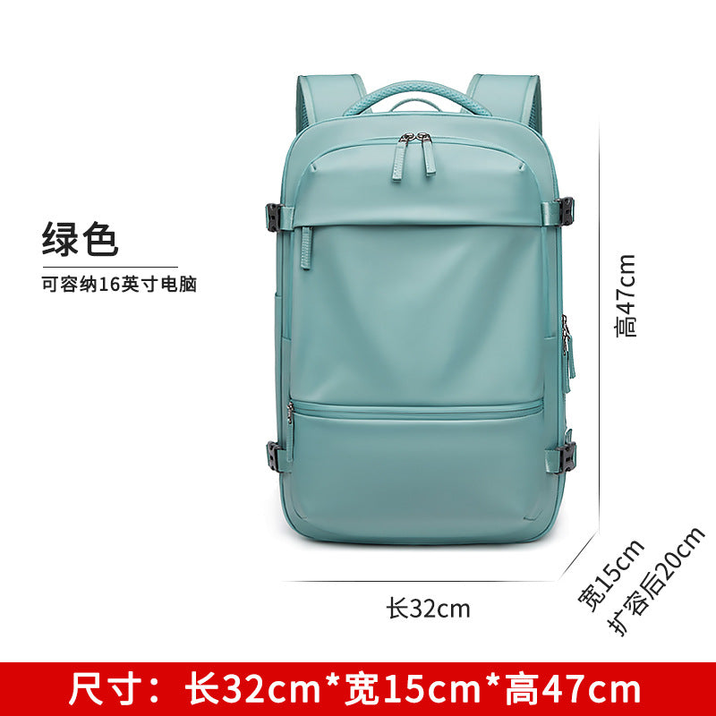 New Expansible Women's Backpack Casual Waterproof Outdoor Large Capacity Backpack Multifunctional Travel Bag Computer Bag