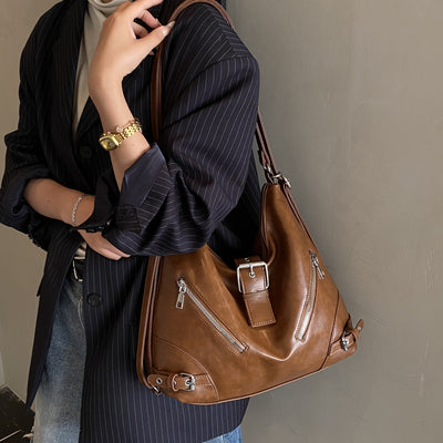 2025 new autumn/winter large capacity tote bag - commuter multifunctional backpack - stylish and versatile shoulder & crossbody bag