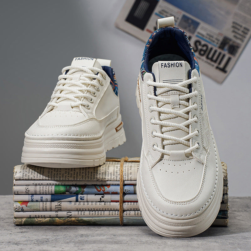 Popular men's shoes springniche style original easiest for matchcasual sneakers men's sports thick sole heightening xiaobai trendy shoes