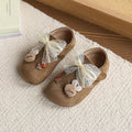 Spring new arrival small leather shoes baby soft bottom toddler shoes doll decoration birkenstock shoes western style princess shoes girl flats
