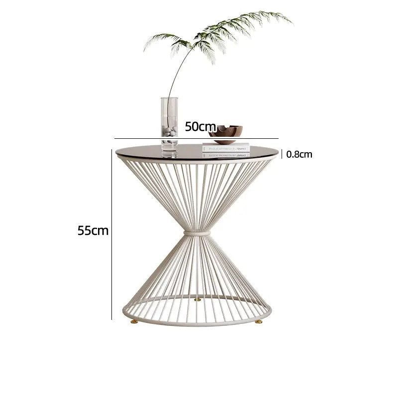 New arrivalins style iron casual single sofa coffee table suitaccessible luxuryfor home balcony table sofa chair combination