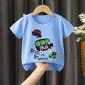 Short t-shirt-blue car