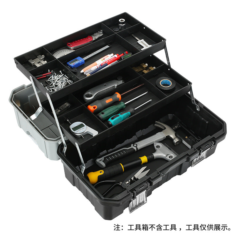 Hardware Toolbox Set Family Household Plastic Storage Box Multifunctional Industrial Grade Car Truck Electrician Empty Box