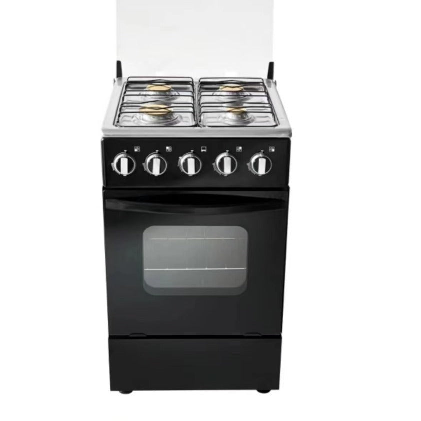 Four 4 gas head eye burner gas stove with oven upright one-piece european standard spot 1 piece for sale