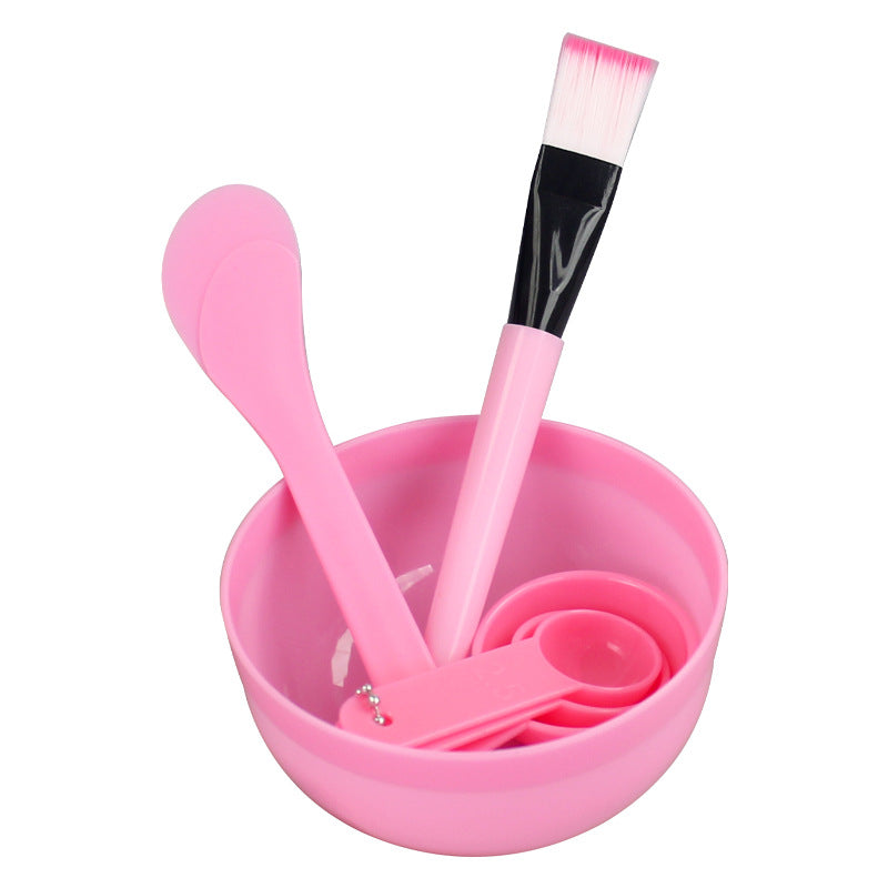 Beauty tools film adjustment bowl scale measuring chain spoon 5g15g facial mask brush stick soft mask powder spoon facial mask bowl wholesale