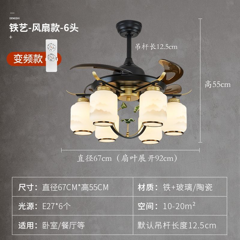 New chinoiserie chandelier living room lamp chinese style zen restaurant hotel booth room lamp for home downward chinoiserie lamps