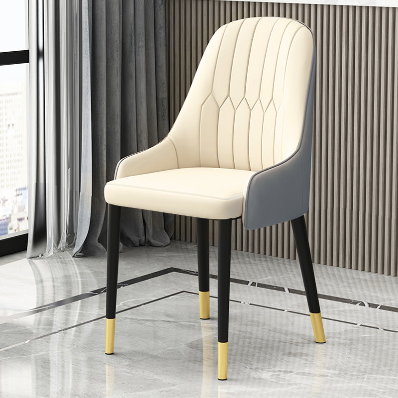 Nordic dining chair - modern minimalist design for home, premium quality, light luxury backrest, casual dining chair, restaurant & cafe seating