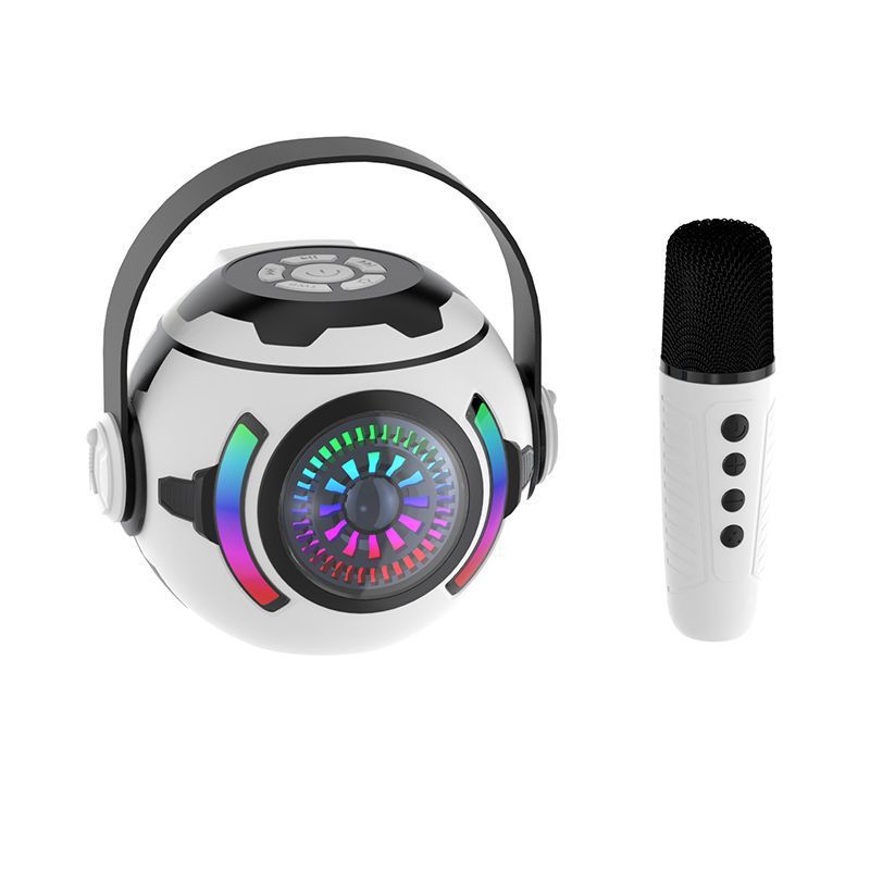 Karaoke-ready bluetooth speaker: wireless, outdoor, smart mini speaker with deep bass, high volume, and long battery life