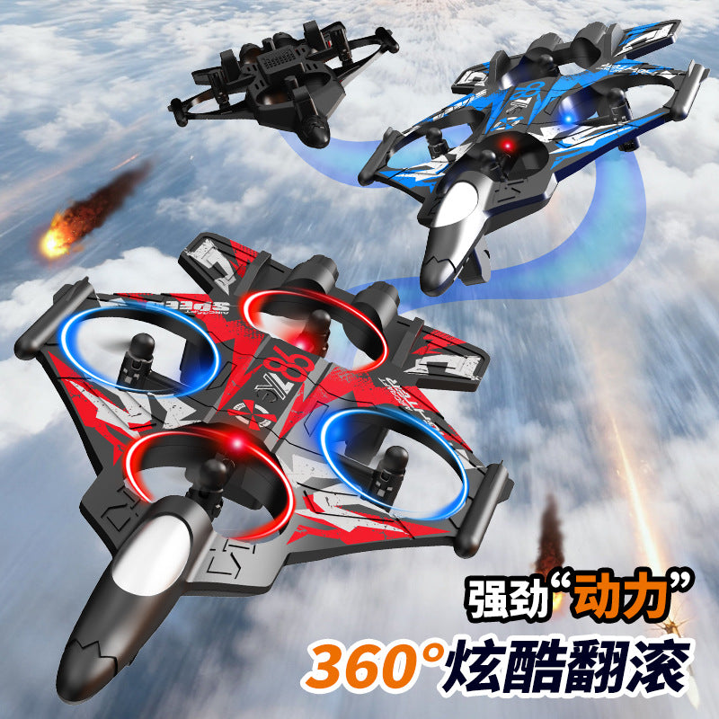 Yl86 screen-controlled fighter jet aerial stunt drone - air pressure altitude hold, crash-resistant, kids' rc airplane model yl85