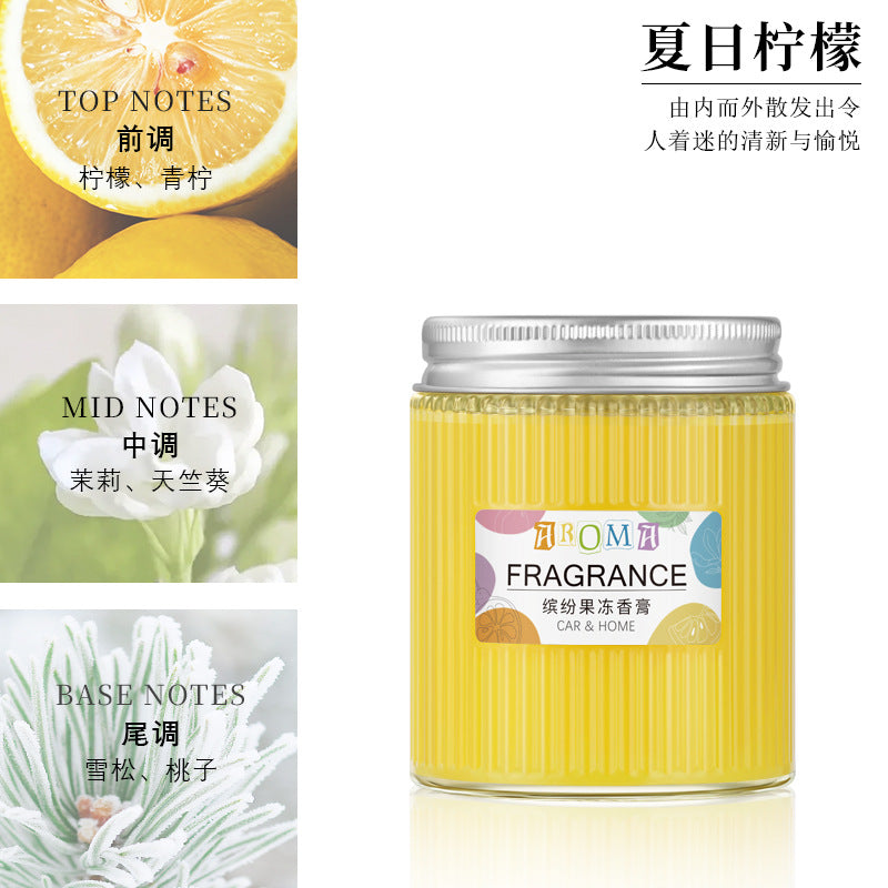 Car aromatherapy creative solid car balm ornament solid car perfume aromatherapy classy aluminum cover glass bottle