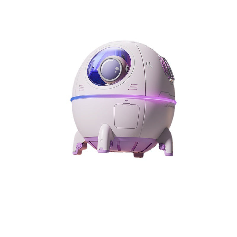 Lunar explorer humidifier - features openable door, color-changing lights, high mist output, usb charging, and is perfect for home use, gifts, and wholesale. moon-themed
