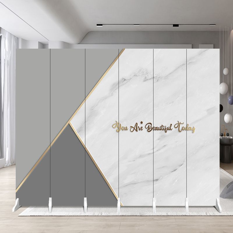 Minimalist screen partition for living room, beauty salon, office, room, home, entryway – folding and mobile