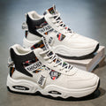 2026 spring new men's breathable high-top sneakers, trendy versatile chunky sole casual dad shoes for men