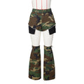 e-commerce european and american fashion ins sexy women's camouflage summer hot pants leg cover three-piece camouflage shorts