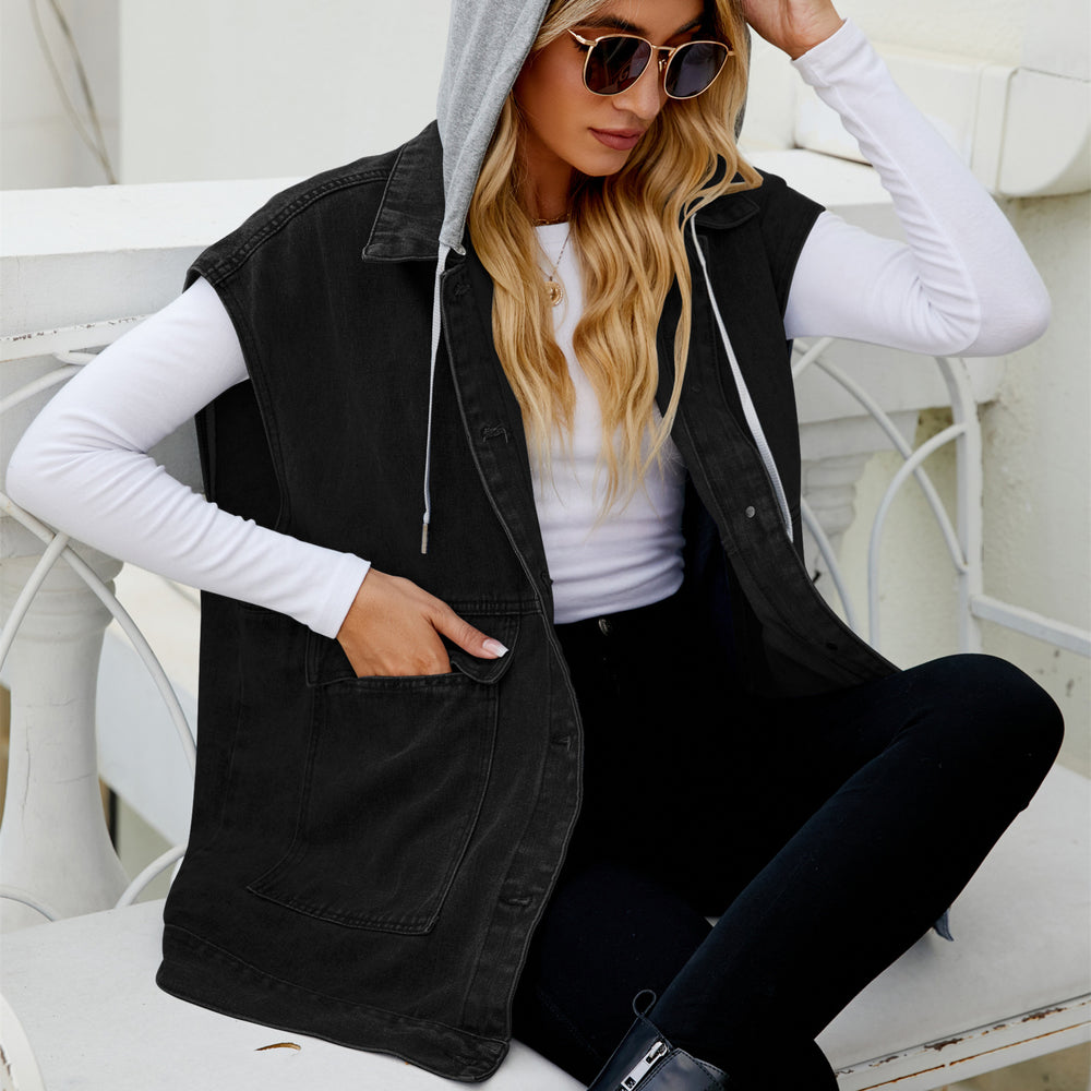 Ebayfashion cross-border  new arrivalsummer denim vest waistcoat fashion denim sleeveless vest for women