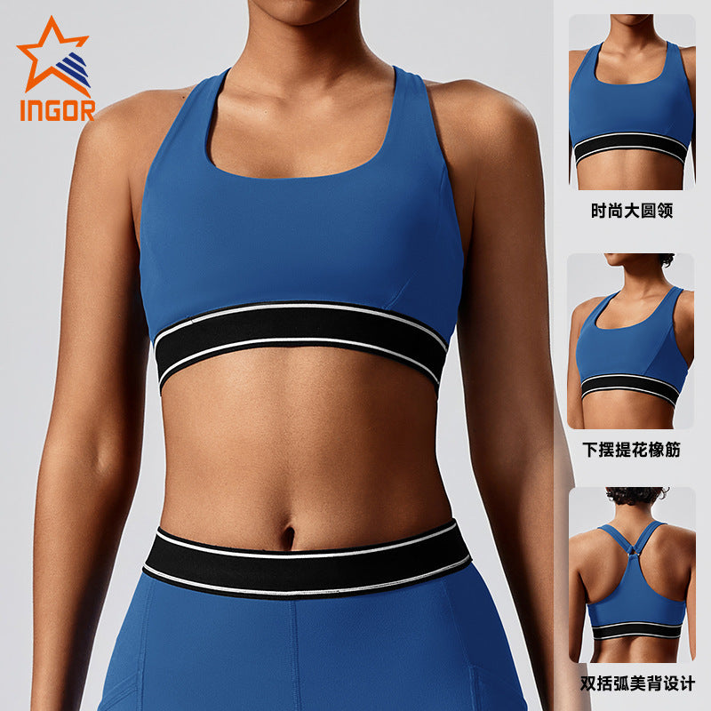 new arrival with chest pad elastic fitness fashion yoga clothes two-piece set women's pilates sports yoga clothes suit