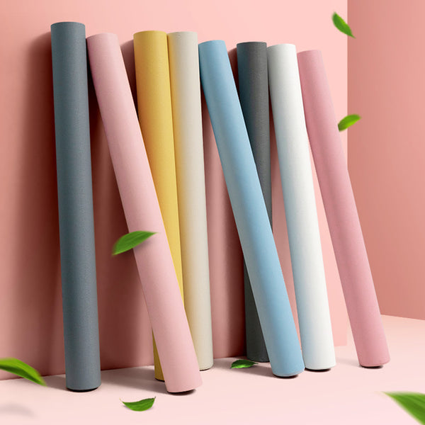 Wholesale, , thickened wallpaper bedroom solid color self-adhesive wallpaper PVC waterproof home improvement wall paper wall sticker