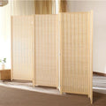 Solid wood bamboo screen foldablemovable partition casual modern living room bedroom cover for home flat screen curtain office