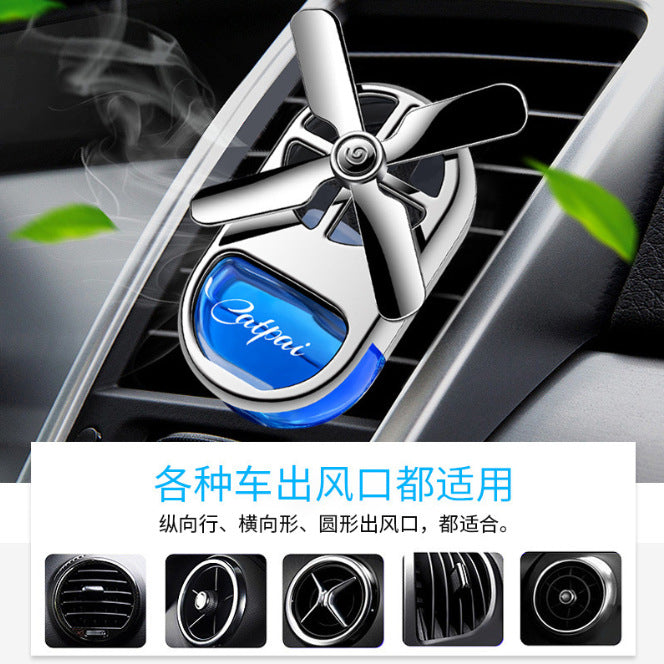 Car vent clip aromatherapy four-leaf clover perfume - light fragrance, car interior air freshener, odor eliminator, creative ornament, long-lasting